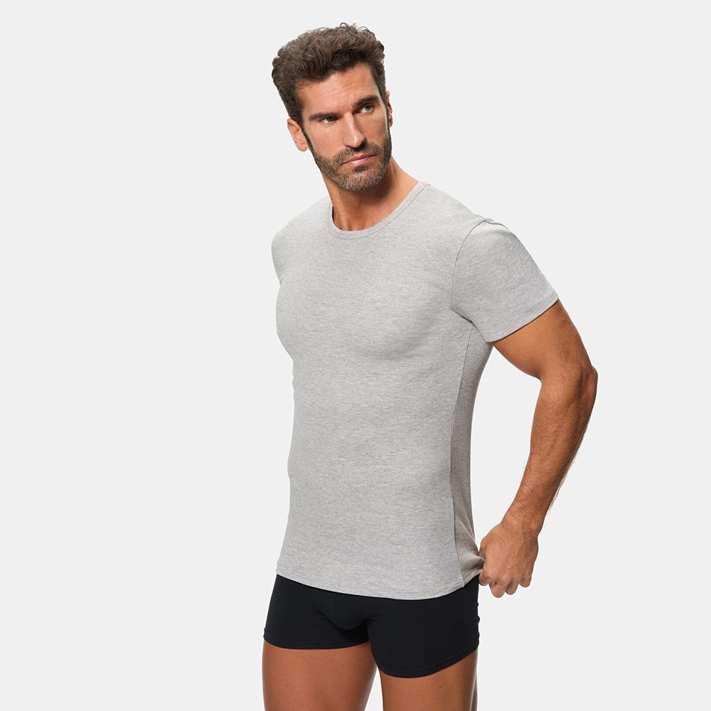 Camiseta interior m/c elastan