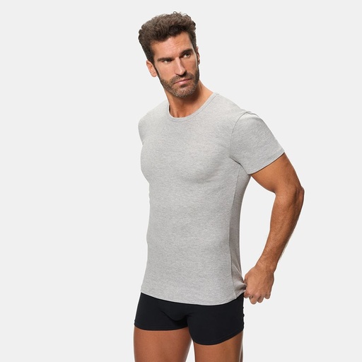 Camiseta interior m/c elastan